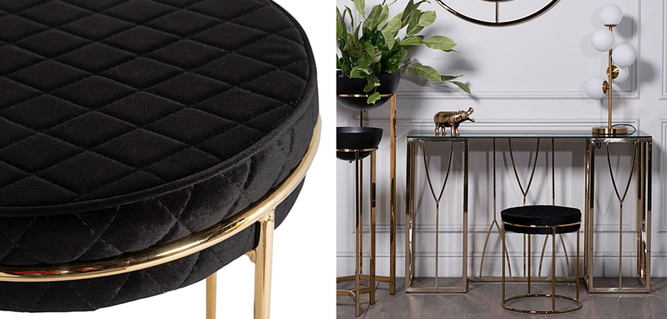Пуф Rhombus Velours Black Пуф Rhombus Velours Black - Loft-Concept в Перми