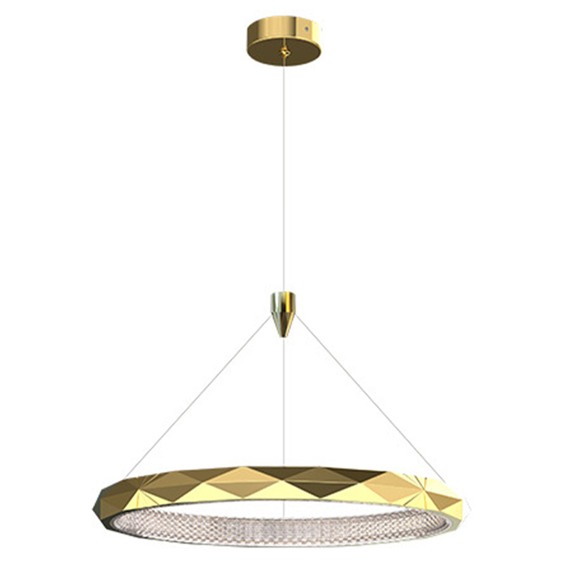 Люстра Horizontal Ring Gold Chandelier Золотой в Перми | Loft Concept 