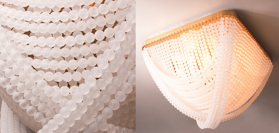Люстра Cockle beaded ball ceiling lamp Люстра Cockle beaded ball ceiling lamp - Loft-Concept в Перми