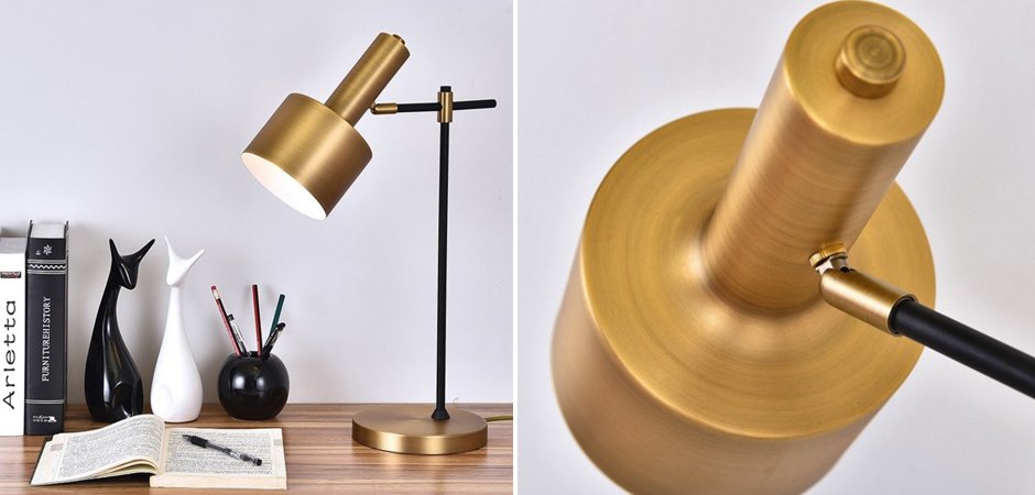 Настольная лампа Margarita Brass Table Lamp Настольная лампа Margarita Brass Table Lamp - Loft-Concept в Перми