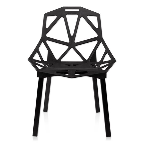 Дизайнерский стул CHAIR ONE black Черный матовый в Перми | Loft Concept 