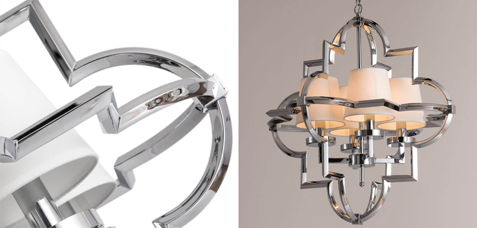 Люстра Lantern Rhombus Chromium Люстра Lantern Rhombus Chromium - Loft-Concept в Перми