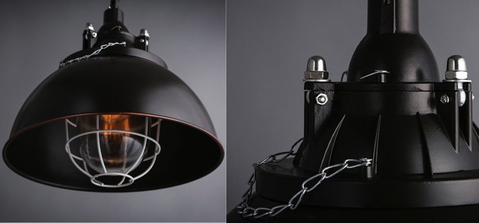 Светильник Loft Industrial Metal Cage Вreamboat Светильник Loft Industrial Metal Cage Вreamboat - Loft-Concept в Перми