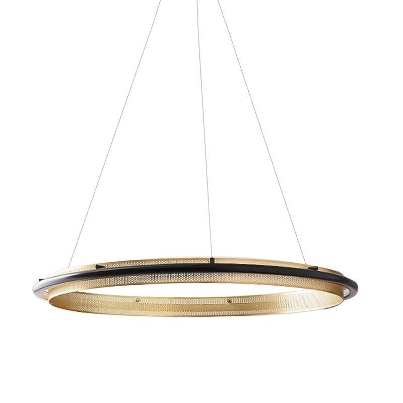 Люстра Gold ring horizontal pendant Золотой в Перми | Loft Concept 