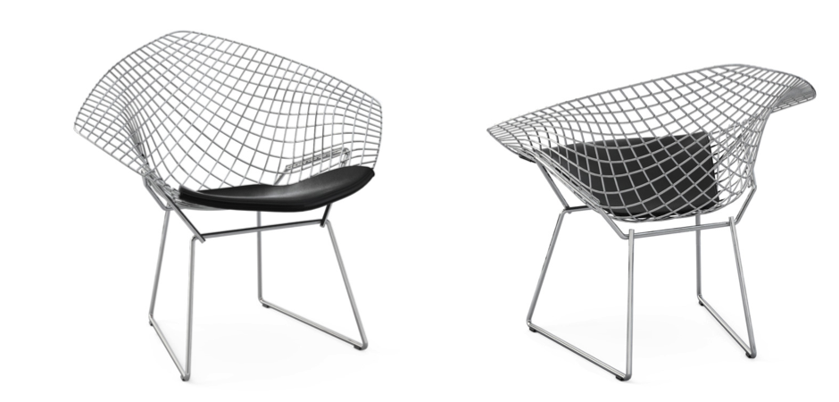 Кресло Bertoia Diamond Chair - фото №4
