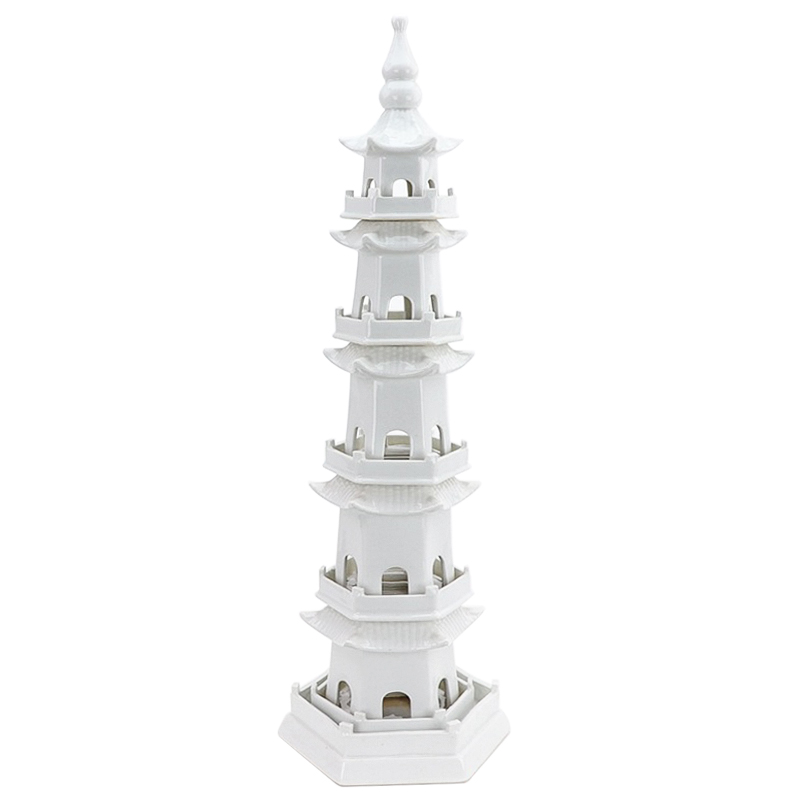 Статуэтка Ceramic Pagoda white Белый в Перми | Loft Concept 