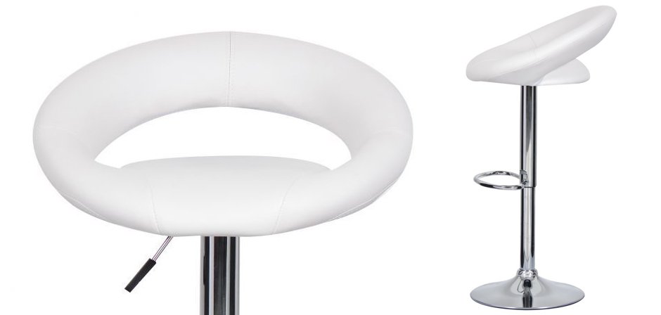 Барный стул Ring Dark White Барный стул Ring Dark White - Loft-Concept в Перми