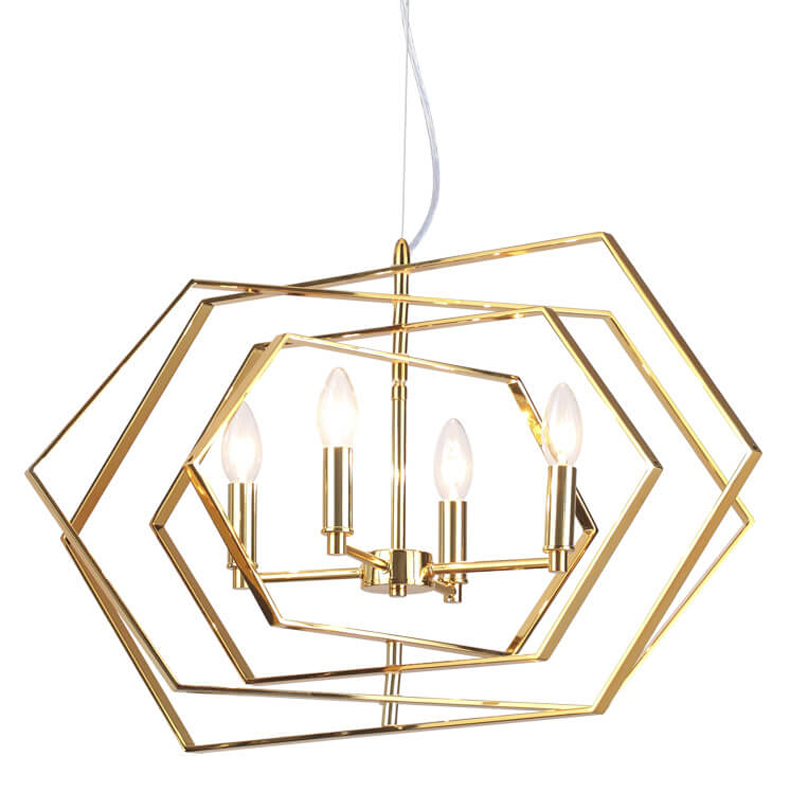 Люстра Damaris Chandelier gold Глянцевое золото в Перми | Loft Concept 