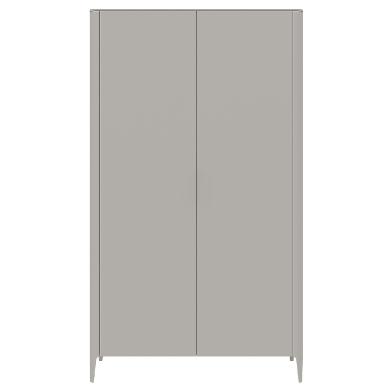 Шкаф двухстворчатый серо-бежевый Type Бежево-серый в Перми | Loft Concept 