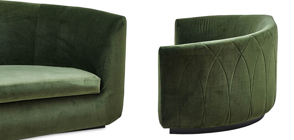Диван Alessandro Sofa forest green Диван Alessandro Sofa forest green - Loft-Concept в Перми