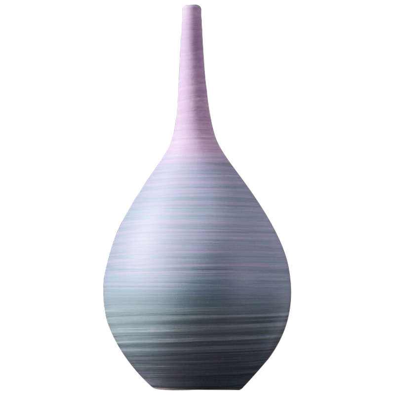 Ваза Gradient Vase 35 Сиреневый Голубой Мульти в Перми | Loft Concept 