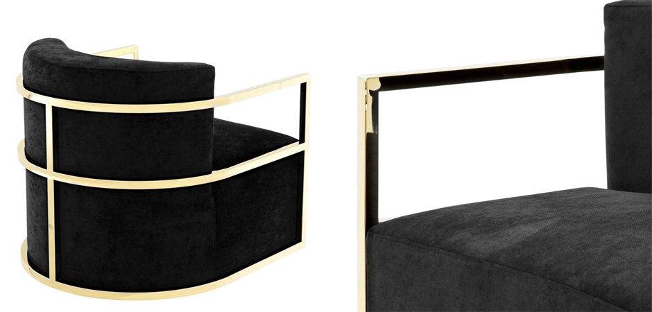 Кресло Eichholtz Chair Emilio Gold Кресло Eichholtz Chair Emilio Gold - Loft-Concept в Перми
