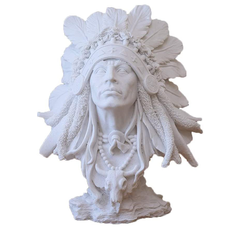 Native american indian figurine A Белый в Перми | Loft Concept 