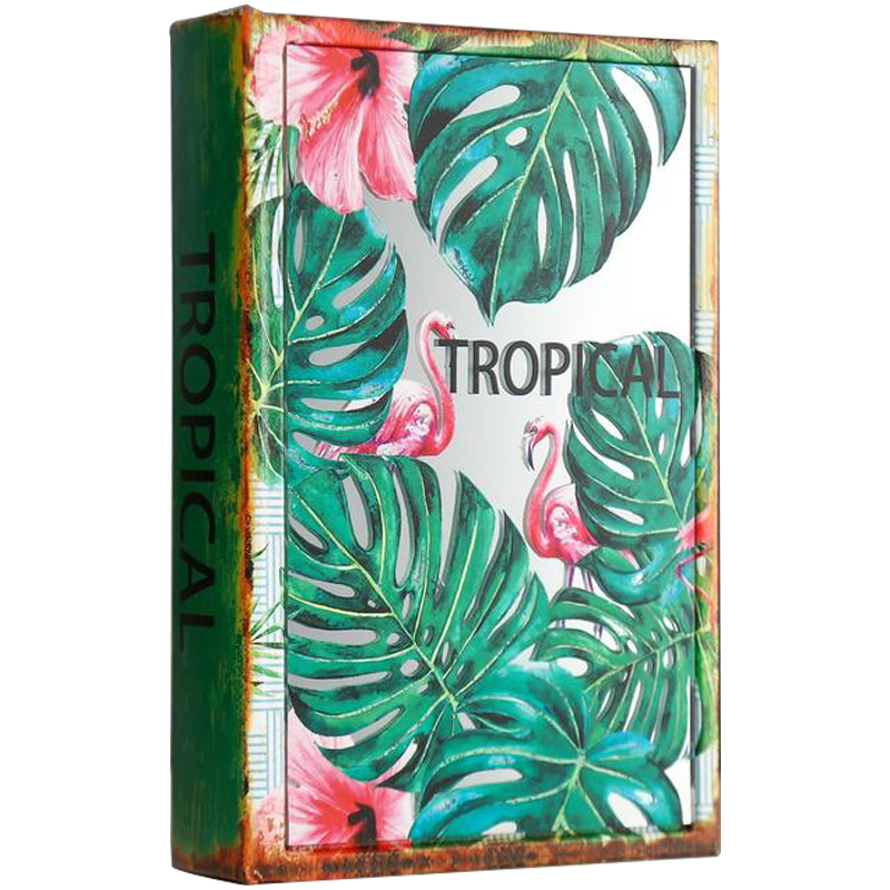 Шкатулка-книга Tropical Flamingos Mirror Book Box Мульти в Перми | Loft Concept 