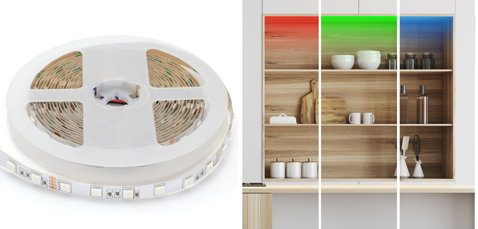Светодиодная лента 15W/m 60LED/m 5050SMD разноцветная 5M Светодиодная лента 15W/m 60LED/m 5050SMD разноцветная 5M - Loft-Concept в Перми