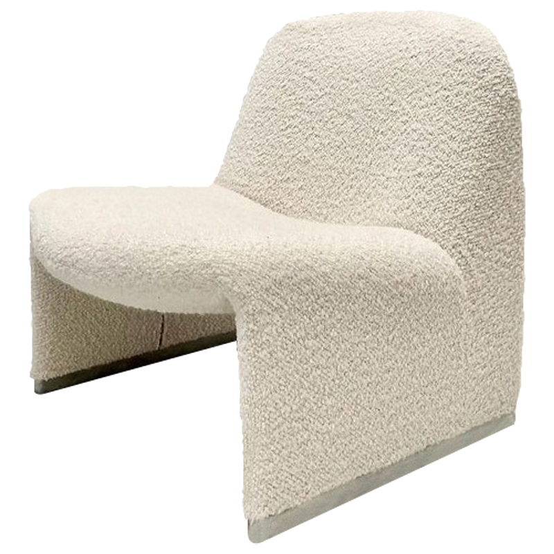 Кресло Kaydan White Boucle Armchair  в Перми | Loft Concept 