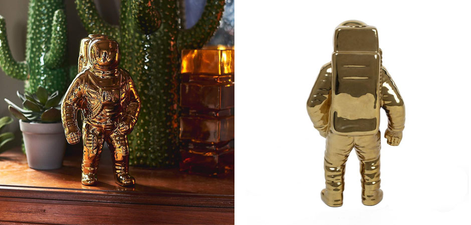 Ваза Seletti Cosmic Diner Starman Gold Ваза Seletti Cosmic Diner Starman Gold - Loft-Concept в Перми