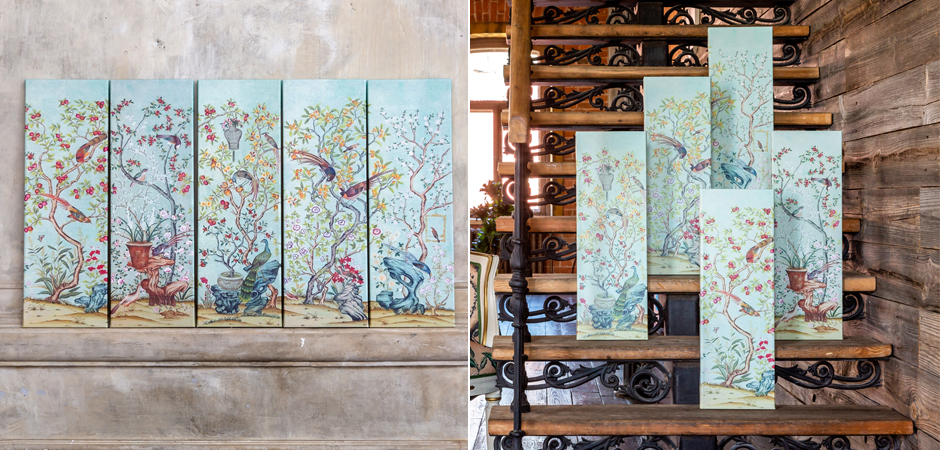 Постер Blue Chinoiserie 1 Постер Blue Chinoiserie 1 - Loft-Concept в Перми
