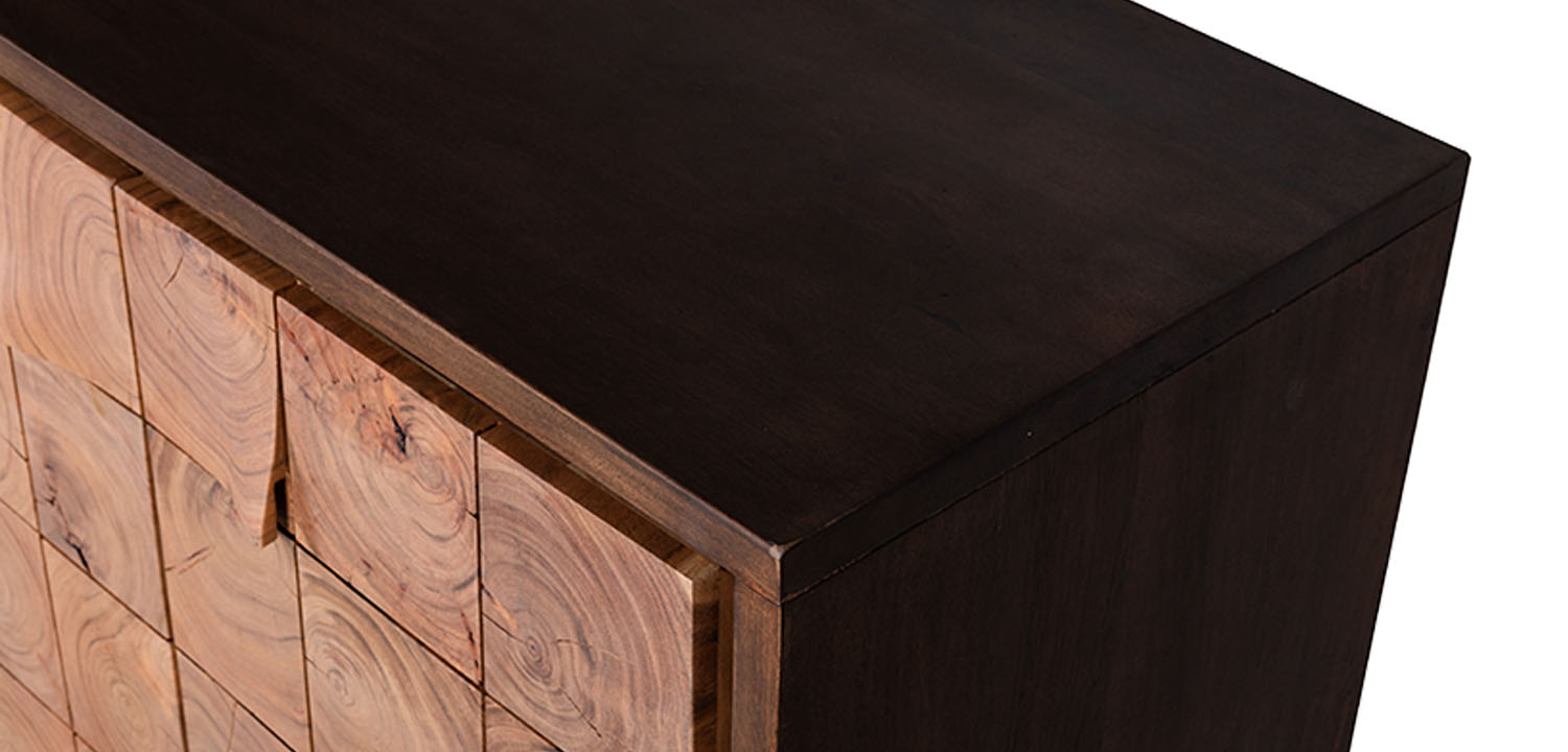 Комод с 4-мя дверцами в стиле Лофт Verbena - фото №1