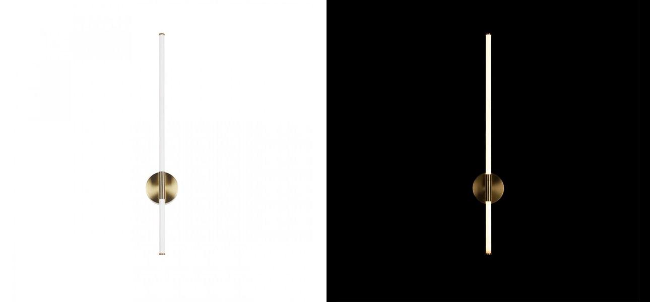 Бра светодиодное Trumpet Tube Gold 80 см - фото