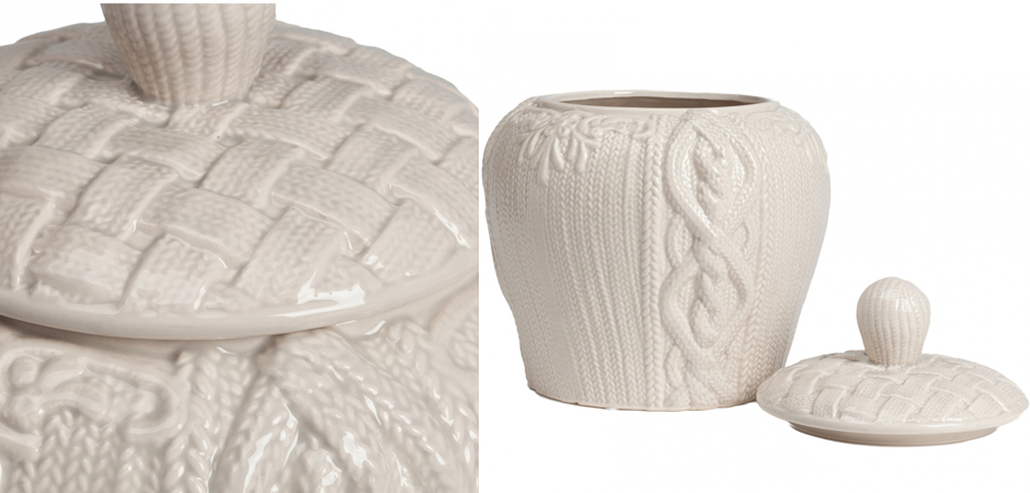 Ваза Knitted Pattern с крышкой Ваза Knitted Pattern с крышкой - Loft-Concept в Перми