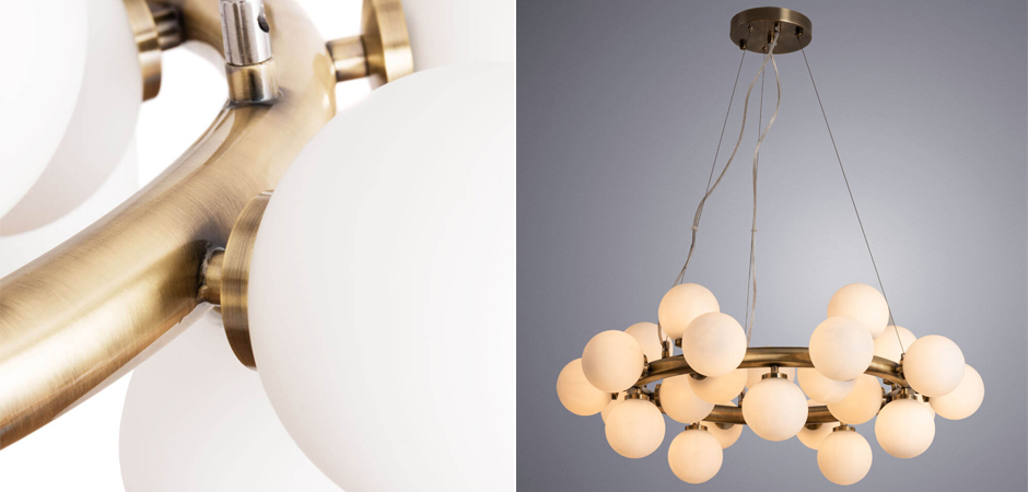 Люстра Bagel Bubble Chandelier 25 Люстра Bagel Bubble Chandelier 25 - Loft-Concept в Перми