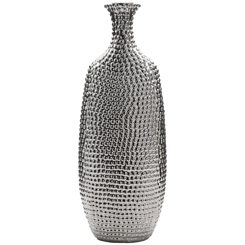 Декоративная ваза Silver Pearle Серебряный Декоративная ваза Silver Pearle Серебряный в Перми | Loft Concept
