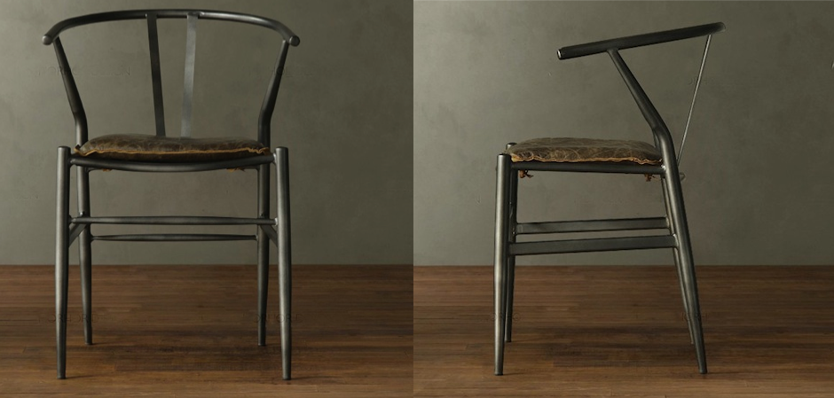 Стул Loft Industrial Kitchen Leather Стул Loft Industrial Kitchen Leather - Loft-Concept в Перми