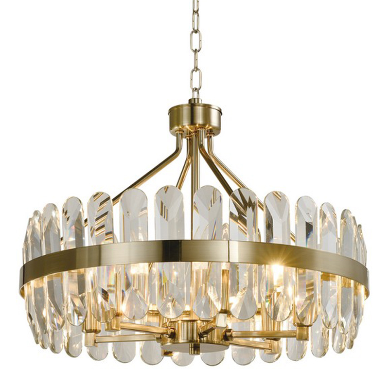 Люстра Genesia Chandelier Золотой Прозрачный (Transparent) в Перми | Loft Concept 