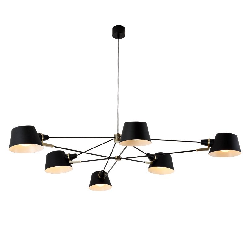 Люстра Brendan Ravenhill  Long Pivot Chandelier Черный в Перми | Loft Concept 