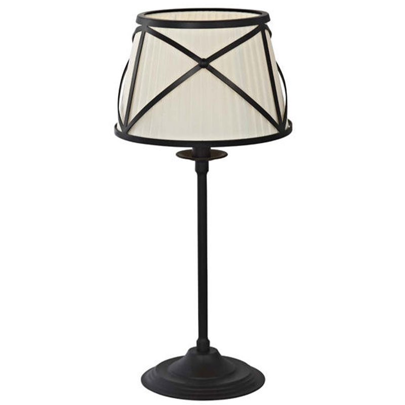 Настольная лампа с абажуром Provence Lampshade Light Brown Table Lamp Бежевый Коричневый в Перми | Loft Concept 