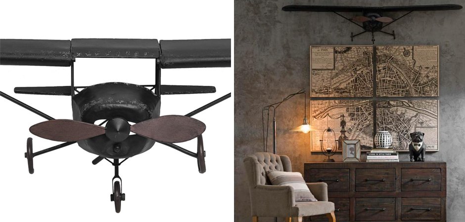 Самолет аксессуар на стену Самолет аксессуар на стену - Loft-Concept в Перми