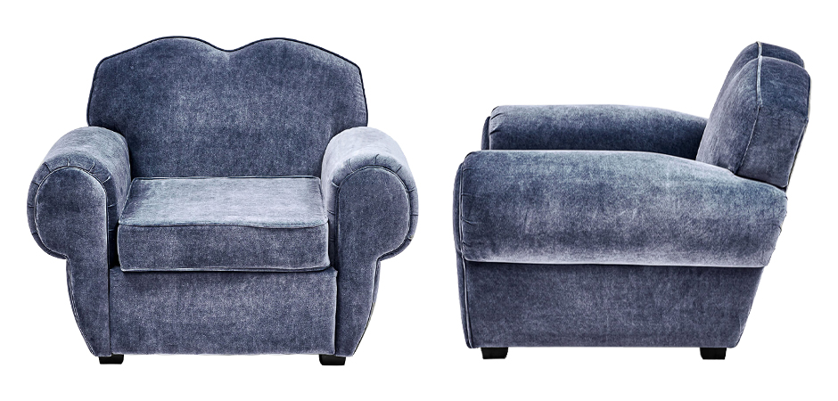 Кресло Braganza Chair Dusty Blueberry Кресло Braganza Chair Dusty Blueberry - Loft-Concept в Перми