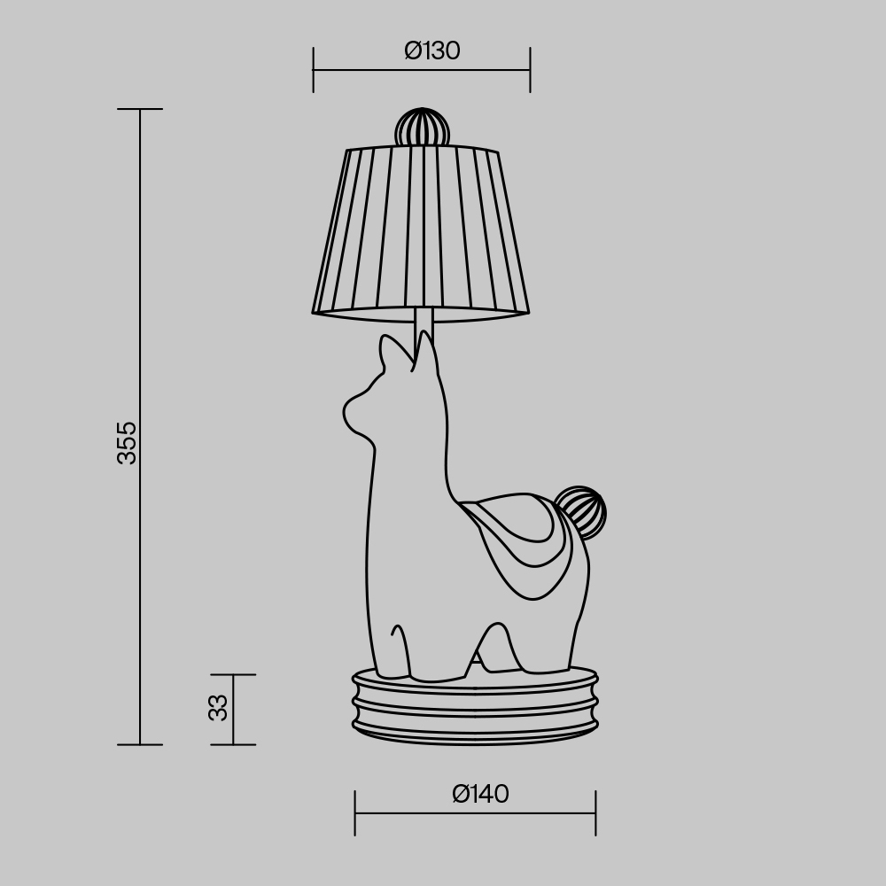 Настольный светильник Senor Alpaca 3000К 7Вт в Перми