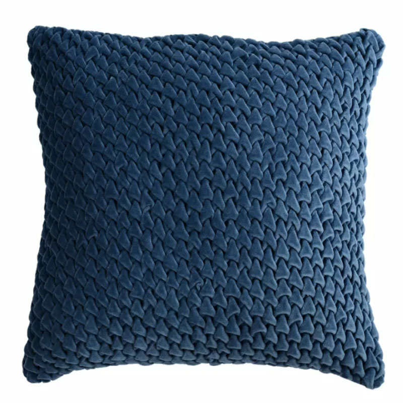 Подушка Purnama Quilting blue Синий в Перми | Loft Concept 