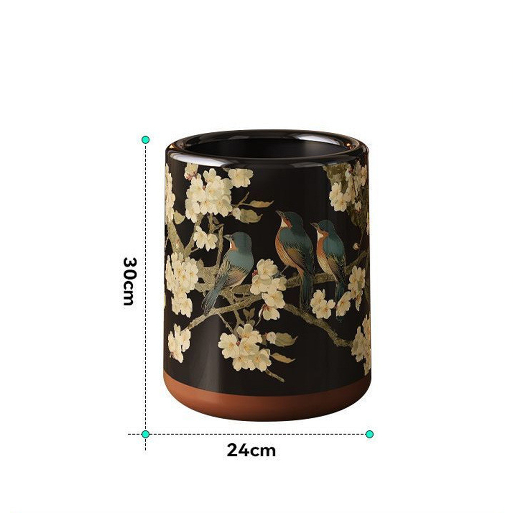 Мусорное ведро в китайском стиле Flower Trash Can Мусорное ведро в китайском стиле Flower Trash Can в Перми