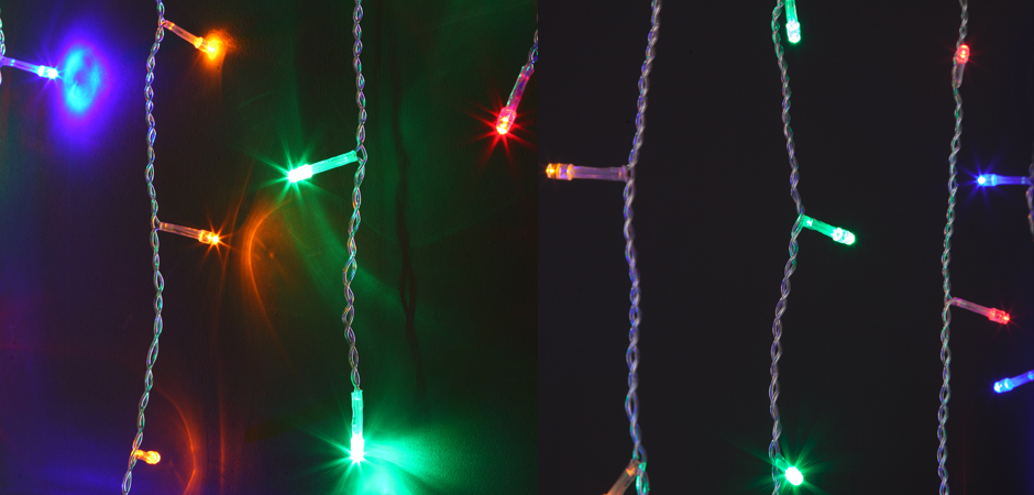 Гирлянда Бахрома с Цветными светодиодами - Loft-Concept в Перми