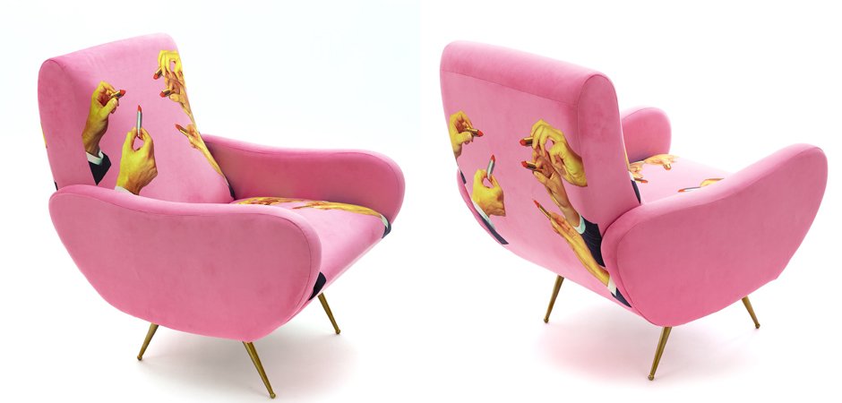 Кресло Seletti Armchair Lipsticks Pink Кресло Seletti Armchair Lipsticks Pink - Loft-Concept в Перми