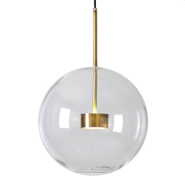 Подвесной светильник Suspension LED design BUBBLE LAMP 1 Латунь Прозрачное Стекло в Перми | Loft Concept 