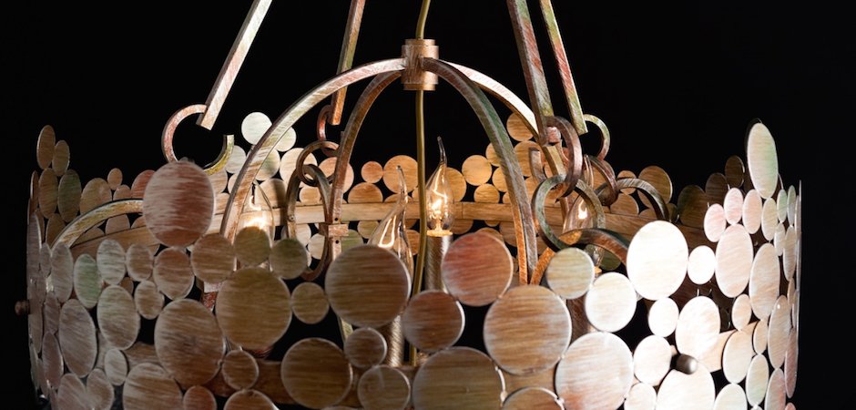Люстра Round Iron Shod Chandelier Люстра Round Iron Shod Chandelier - Loft-Concept в Перми
