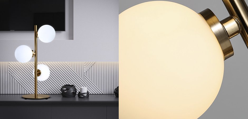Настольная лампа Bubble Chandelier Table Lamp Настольная лампа Bubble Chandelier Table Lamp - Loft-Concept в Перми