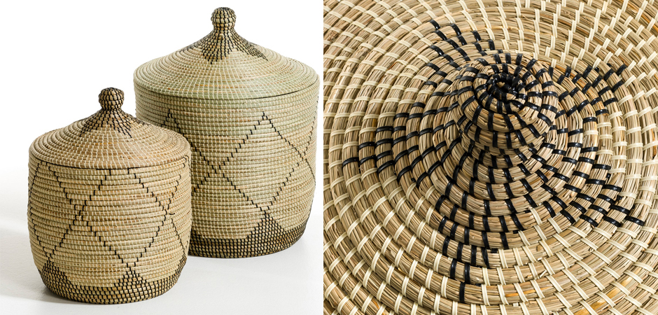 Ваза с крышкой Wicker Vase With Lid Ваза с крышкой Wicker Vase With Lid - Loft-Concept в Перми