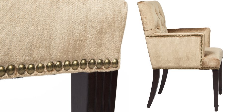 Стул с подлокотниками Parisian Chic Beige Стул с подлокотниками Parisian Chic Beige - Loft-Concept в Перми