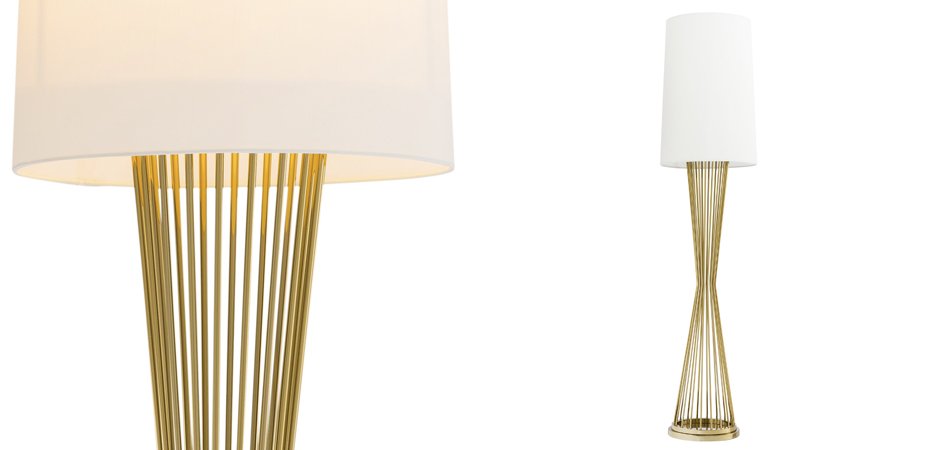 Торшер Eichholtz Floor Lamp Holmes Торшер Eichholtz Floor Lamp Holmes - Loft-Concept в Перми