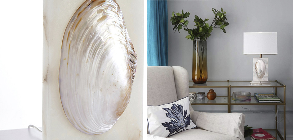 Настольная лампа Mother of Pearl Sink Настольная лампа Mother of Pearl Sink - Loft-Concept в Перми