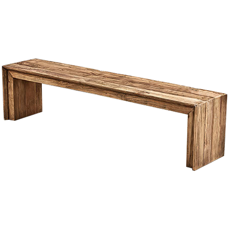 Скамья в стиле лофт Cline Wood Bench Древесина в Перми | Loft Concept 