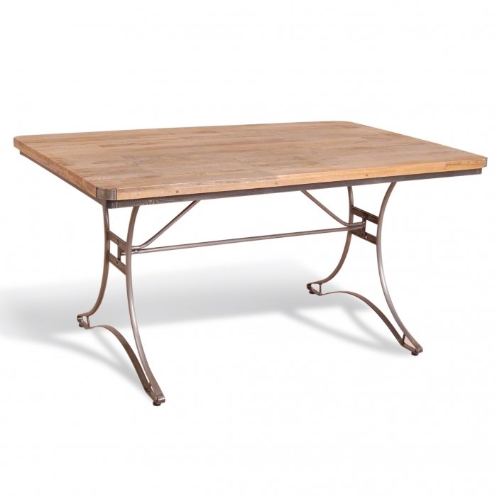 Cтол Industrial Metal Rust Rectangular Table  в Перми | Loft Concept 