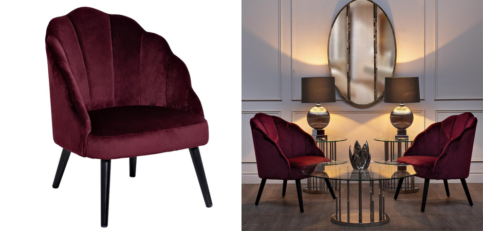 Кресло FolioFlower Armchair burgundy Кресло FolioFlower Armchair burgundy - Loft-Concept в Перми
