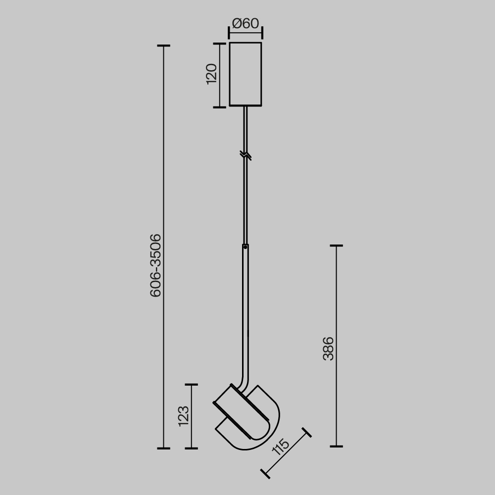 Подвесной светильник в цвете Латунь Levix в Перми