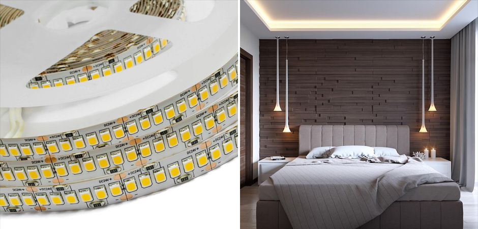Светодиодная лента 26W/m 240Led/m 2835SMD теплый белый Светодиодная лента 26W/m 240Led/m 2835SMD теплый белый - Loft-Concept в Перми